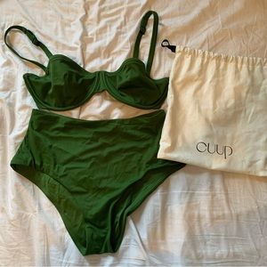 CUUP high waisted swimsuit with bag